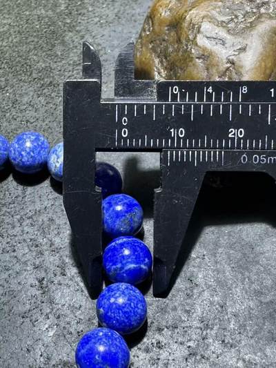 精美阿富汗老矿青金石手串一条， 精美阿富汗老矿青金石手串一条，