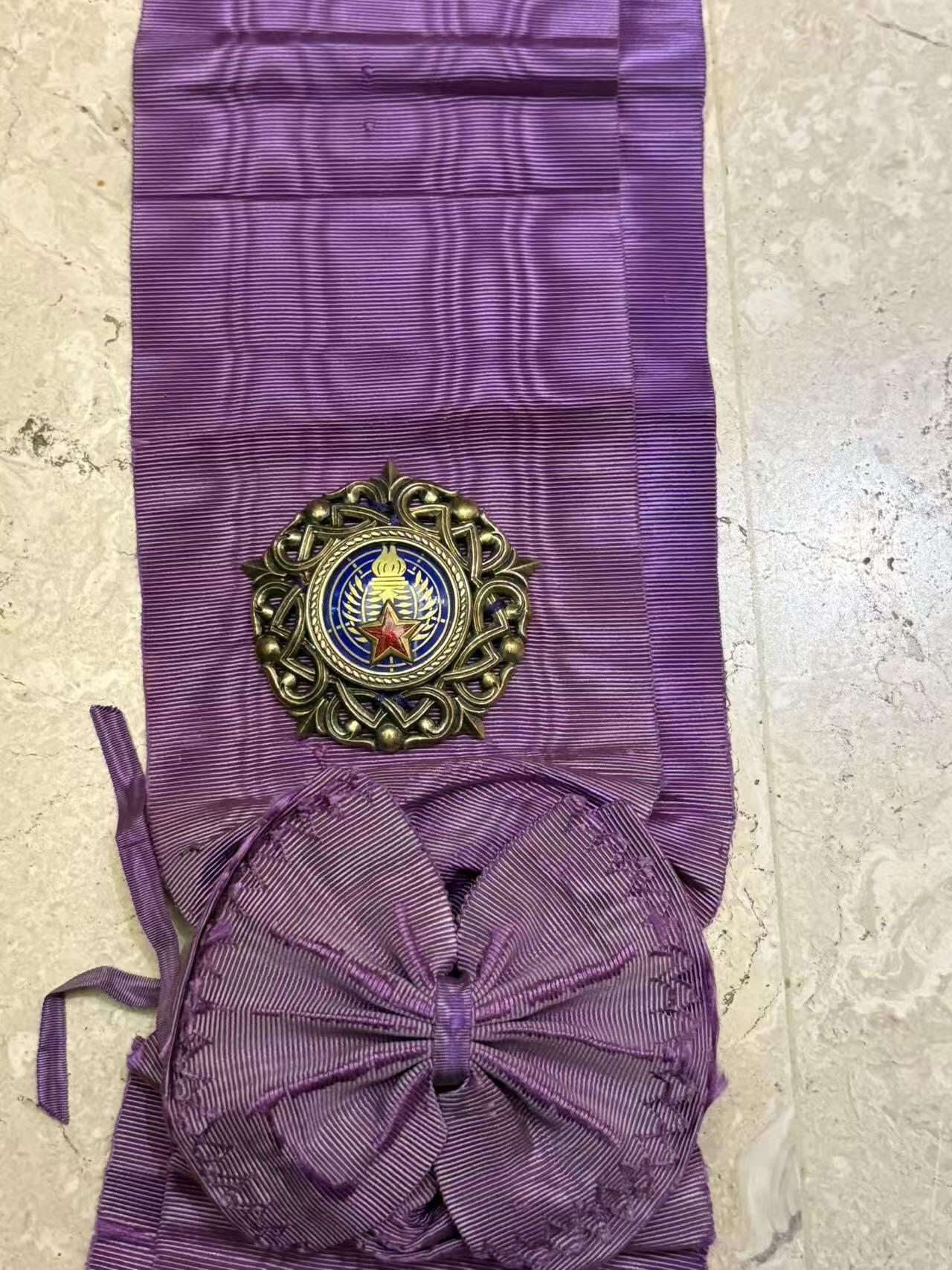 盛世勋华——号角文化勋章邮票专场拍卖第308期 南斯拉夫一级南斯拉夫之星勋章/南斯拉夫大星勋章绶章 实发159枚 只有大绶 银制