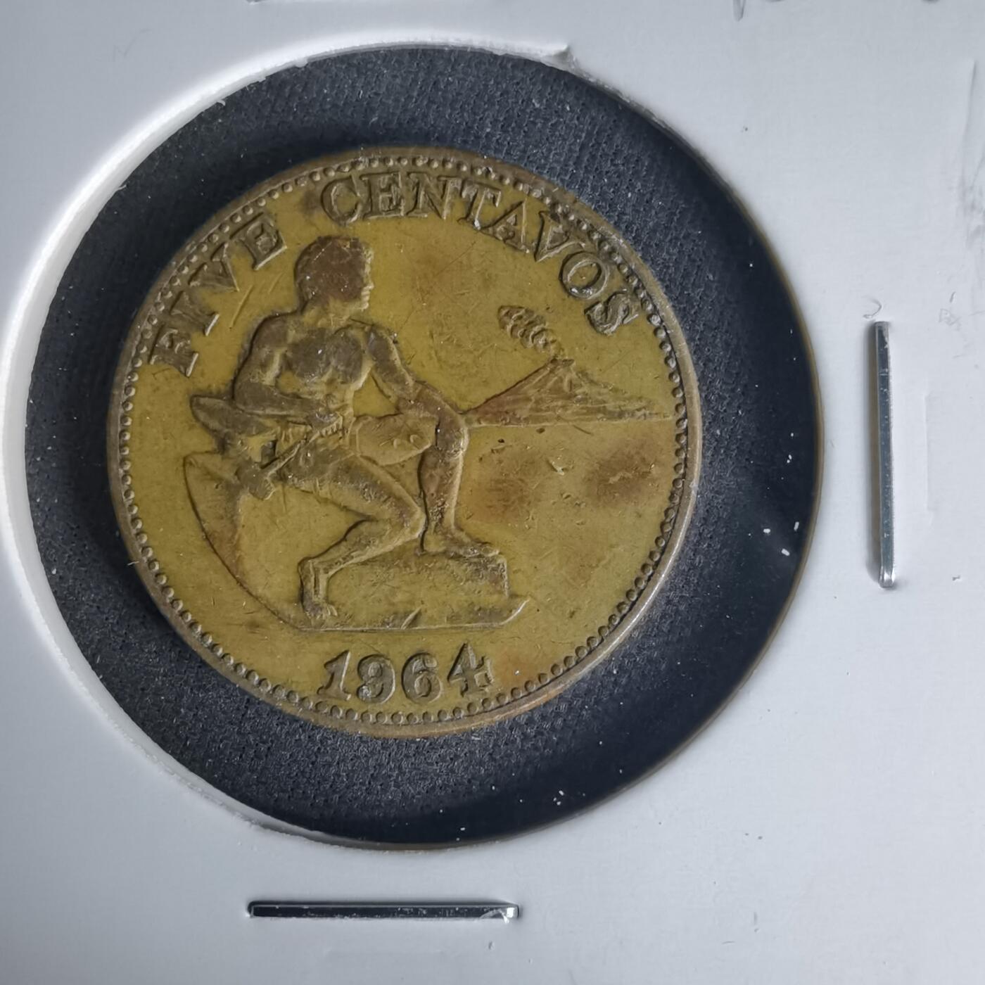 沼泽如烟--第1015场 菲律宾1964年五分