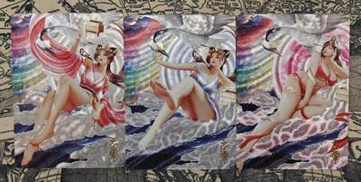 满赠PR！！龙虎卡牌-七七场（满200元包邮，无佣金，每周六结拍，欢迎送拍） - 粗闪3张 李爻原创 - 谭二盲包 灵仙潭 云霄仙子三渐变