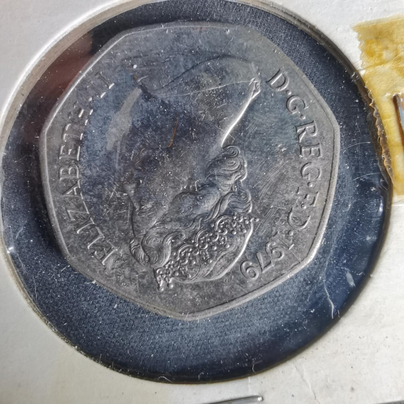 沼泽如烟--第1015场 英国1979年50便士