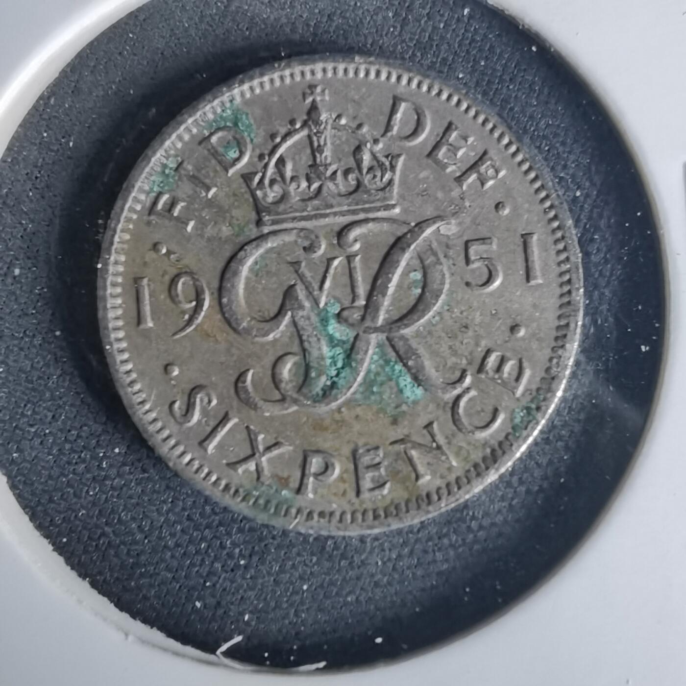 沼泽如烟--第1015场 英国1951年6便士