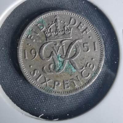 沼泽如烟--第1015场 - 英国1951年6便士