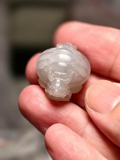 抚柳草堂-第十四期章牌钱币  奖章勋章限时免佣 满百包邮 放漏专场 - 和田玉小龙龟 和田玉雕刻小龙龟 玉质细腻雕刻精美 打灯无结构重8g Q萌可爱 支持国检永久保真 