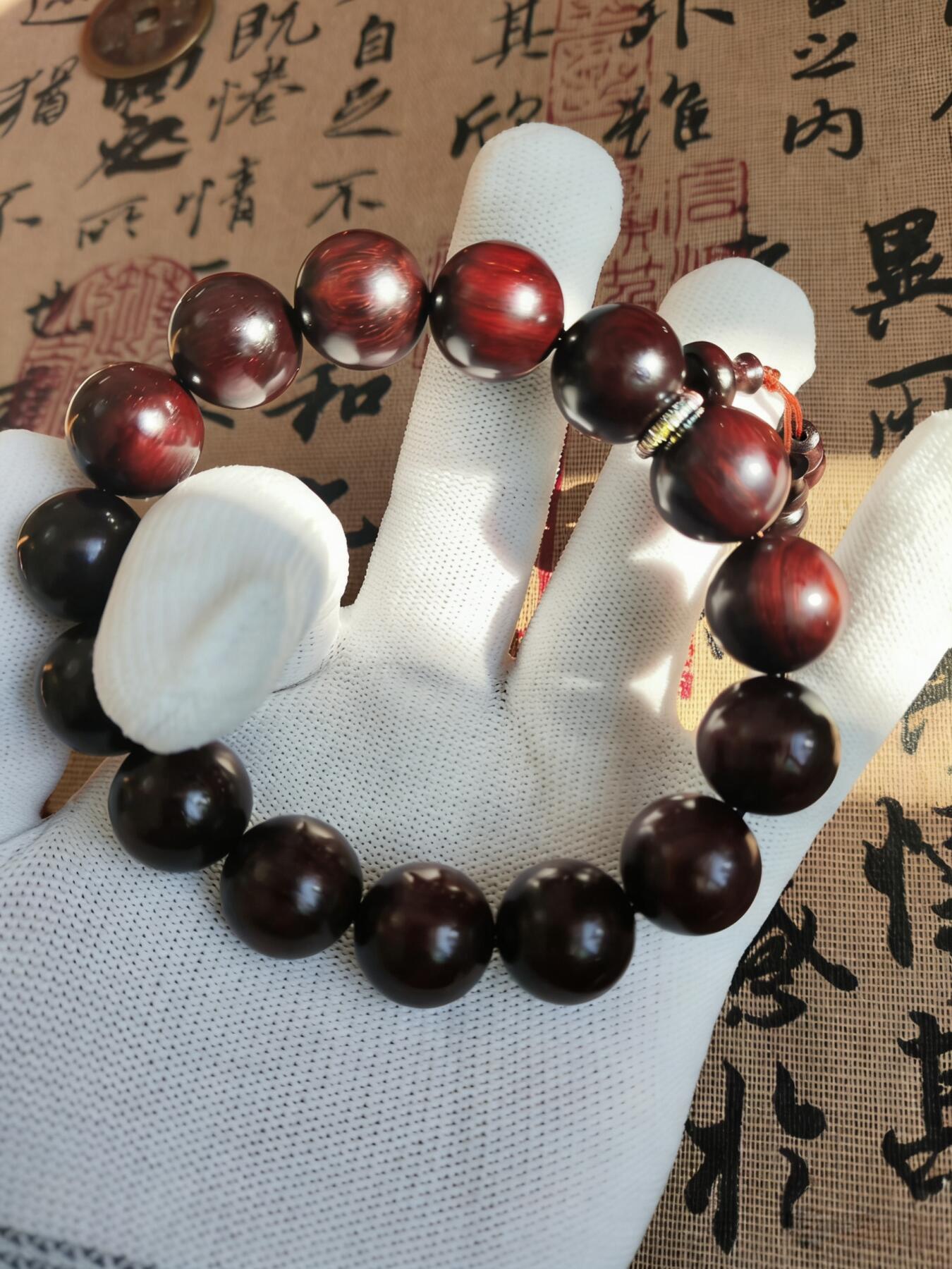 小叶紫檀手串泥坑料