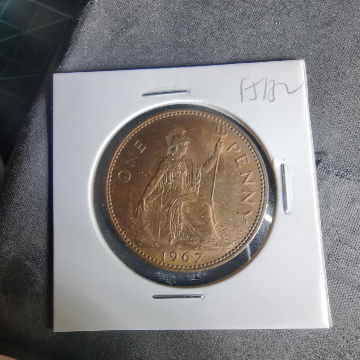 沼泽如烟--第1015场 英国1967年1便士