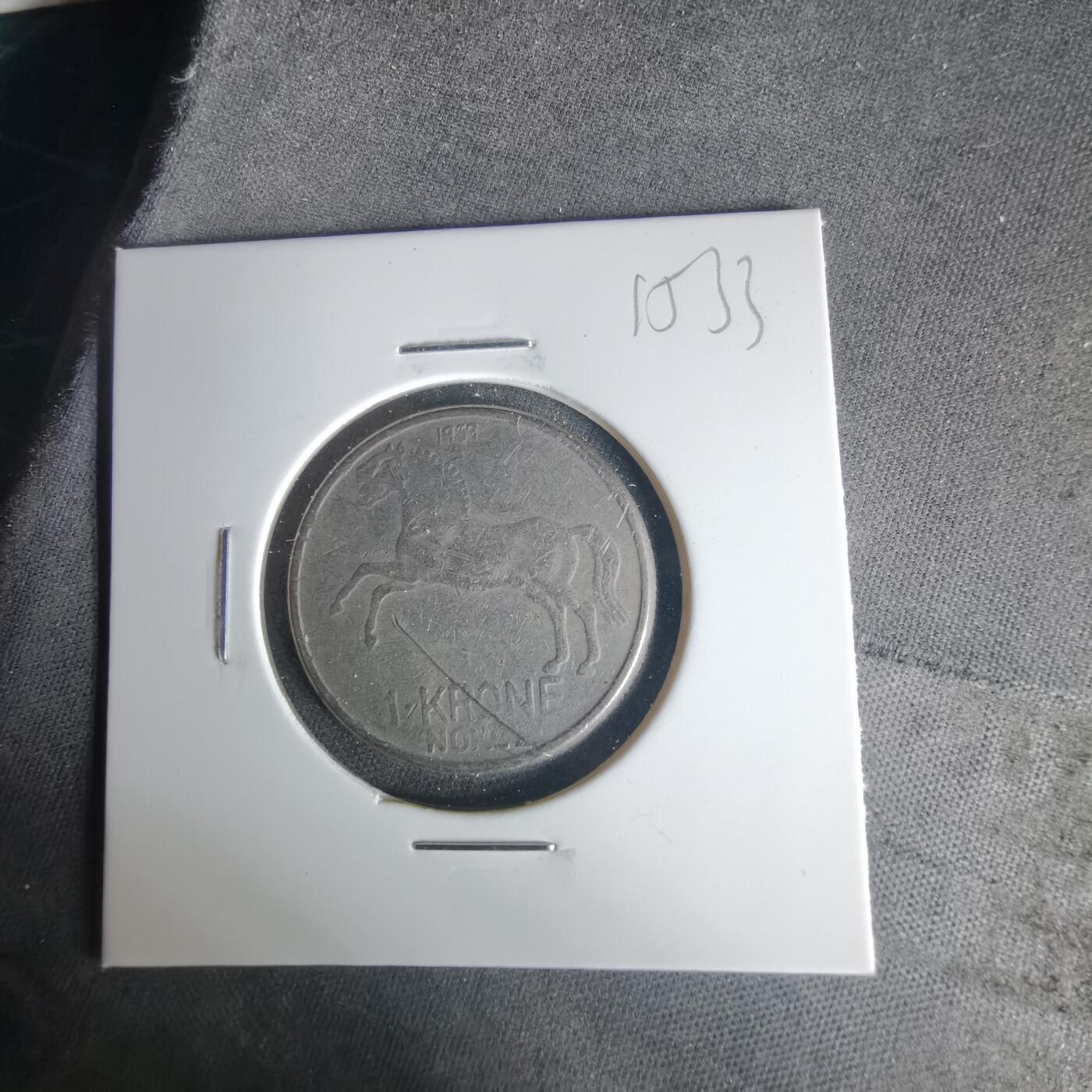 沼泽如烟--第1015场 挪威1959年1克朗