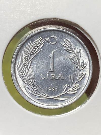 2026年第三十三场(总第二百零二场）外国精品纸夹币场(免佣金) - 好品–土耳其🇹🇷1987年1里拉(建国后第六套第一版，月牙向左)
