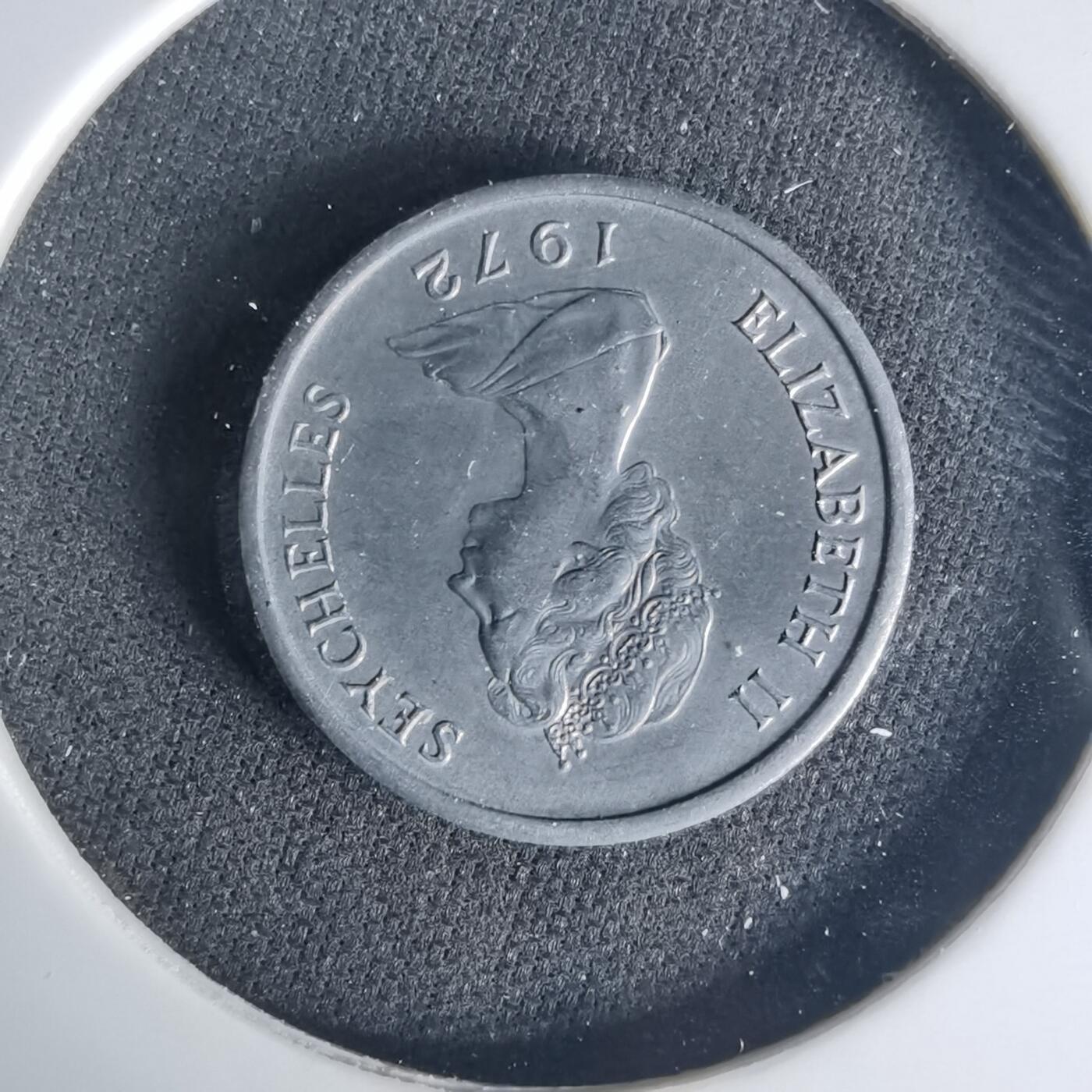 沼泽如烟--第1015场 塞舌尔1972年一分