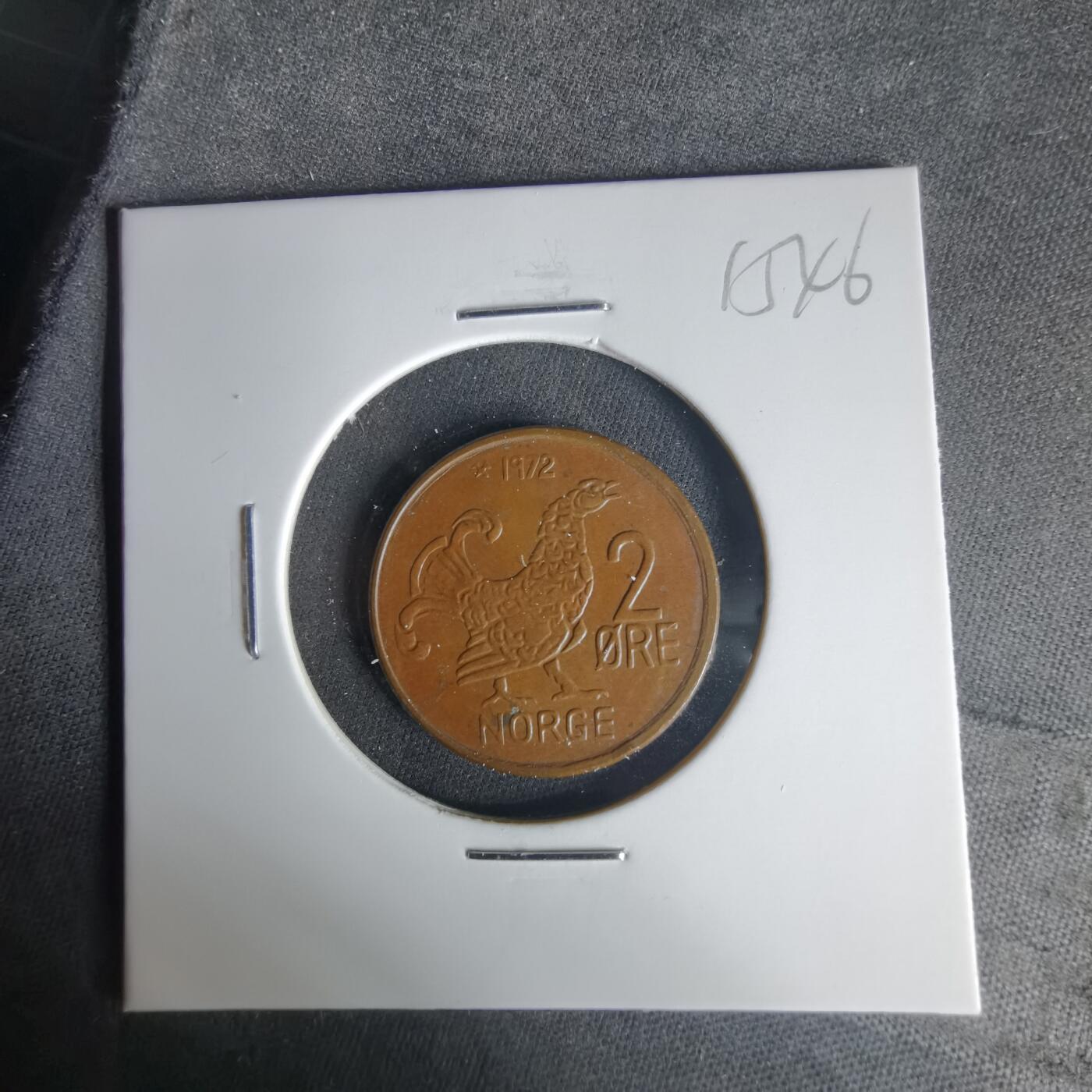 沼泽如烟--第1015场 挪威1972年2欧尔