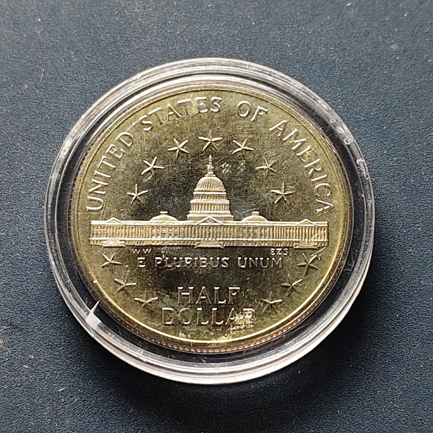 【全场包邮】纯粹捡漏拍508场 美国1989年半元国会成立200周年精制纪念币