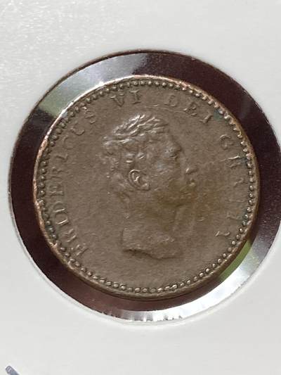 2026年第三十三场(总第二百零二场）外国精品纸夹币场(免佣金) - 少见–丹麦🇩🇰1812单年份3斯基林(弗雷德里克六世时期，哥本哈根造)