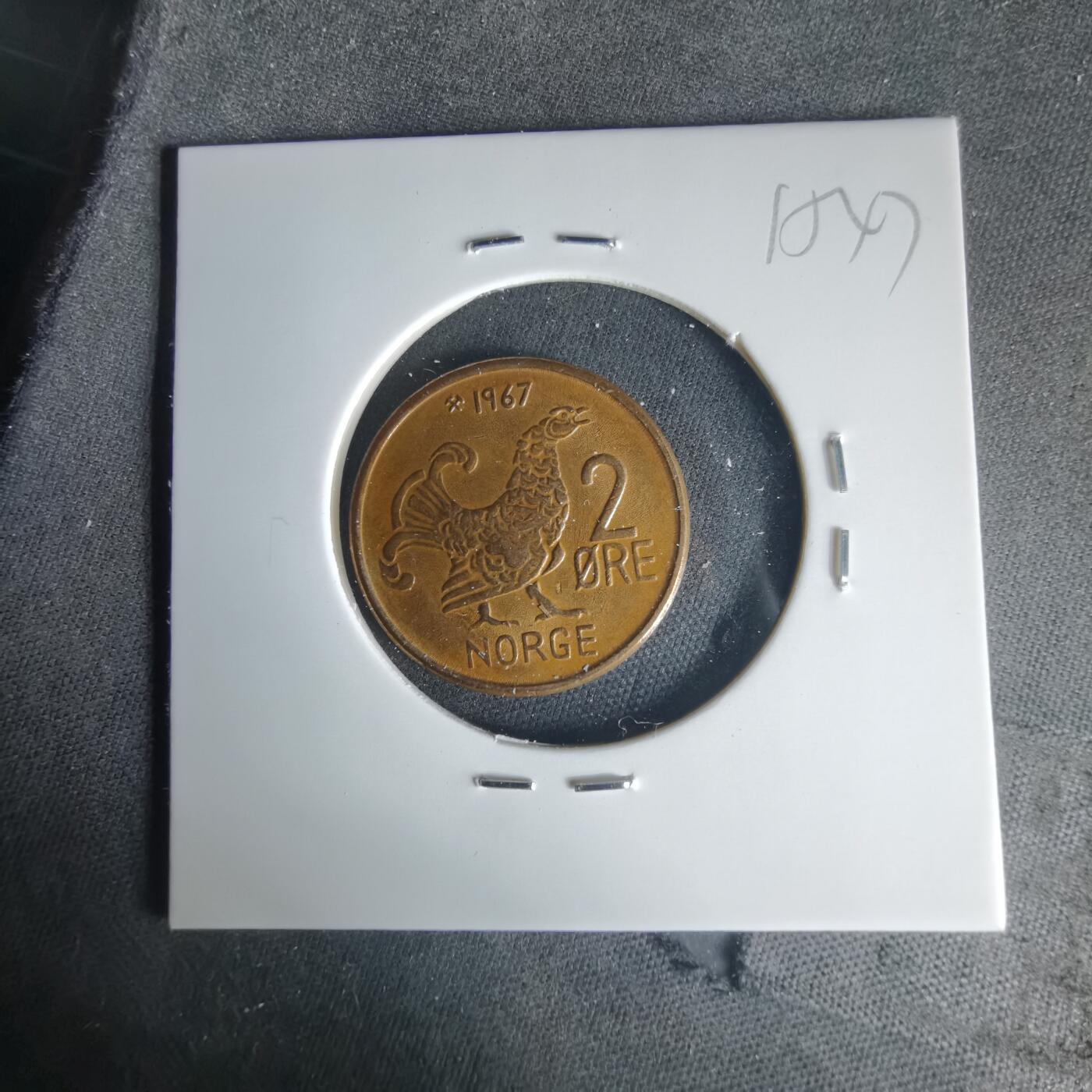 沼泽如烟--第1015场 挪威1967年2欧尔