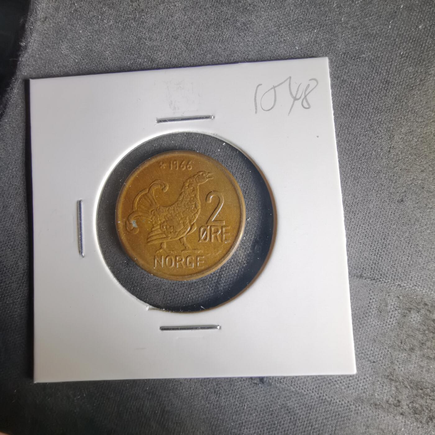 沼泽如烟--第1015场 挪威1966年2欧尔