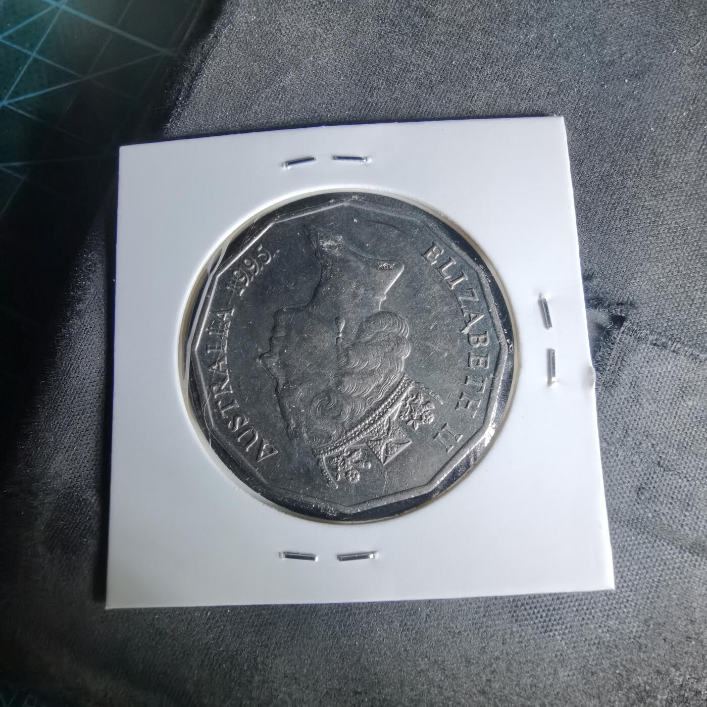 沼泽如烟--第1015场 澳大利亚1995年50分纪念币