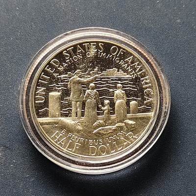 【全场包邮】纯粹捡漏拍508场 - 美国1986年半元自由女神100周年封装纪念币