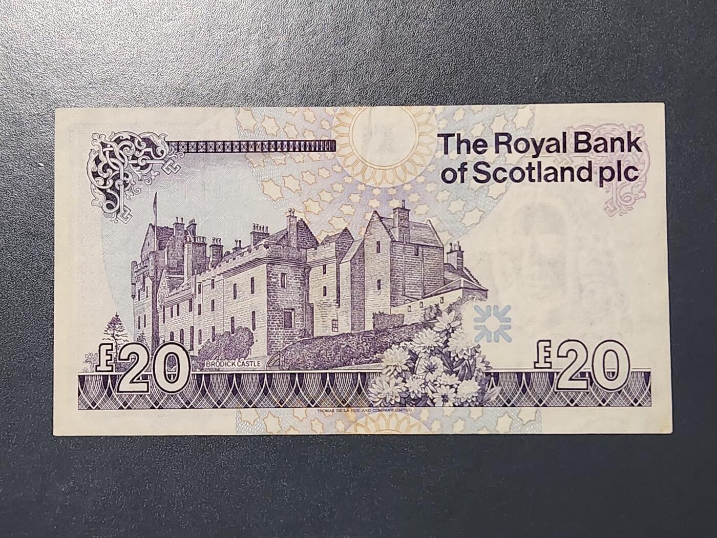 3月5号晚上8点 外国纸币自动截拍第34场 爱尔兰20镑美品