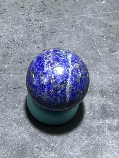 阿富汗老矿青金石通货圆珠一个！ - 阿富汗老矿青金石通货圆珠一个！