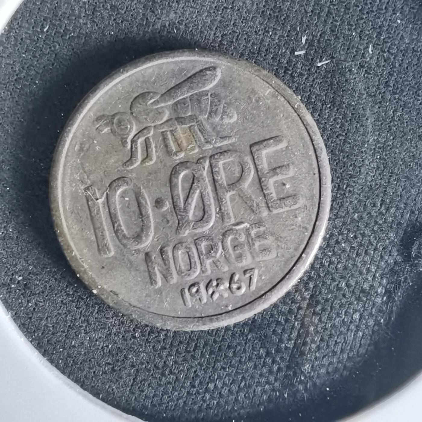 沼泽如烟--第1015场 挪威1967年10欧尔