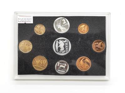 博洋堂世界钱币拍卖第163期（全场包邮） - 1995年南非精制套币