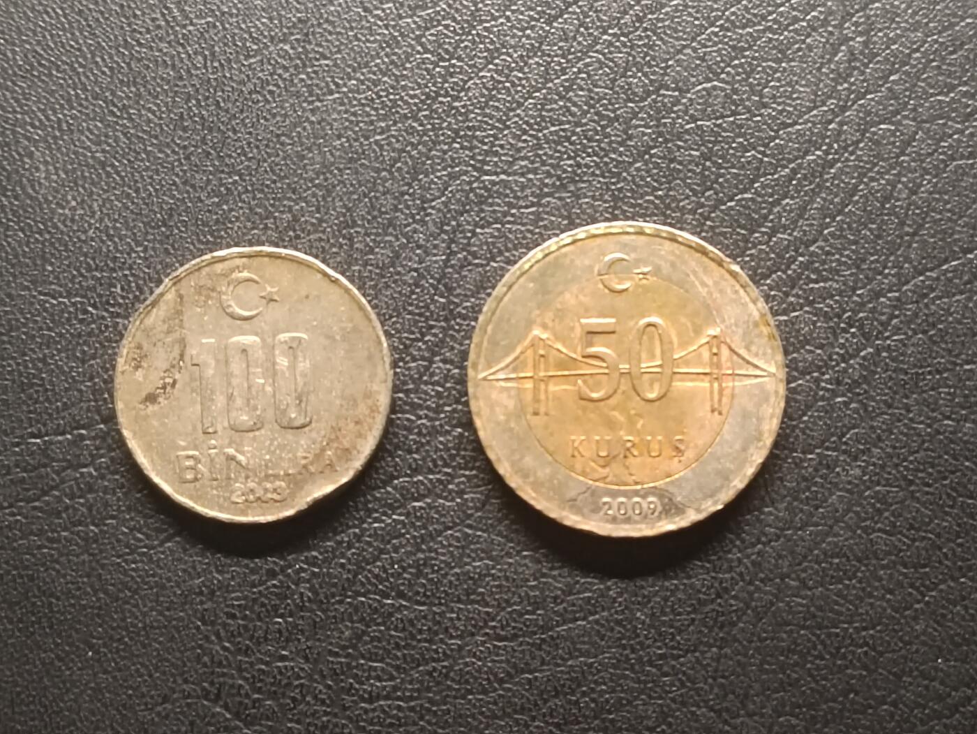 荟藏特别场次第五期——“社长的钢镚堆” 土耳其硬币批量两枚