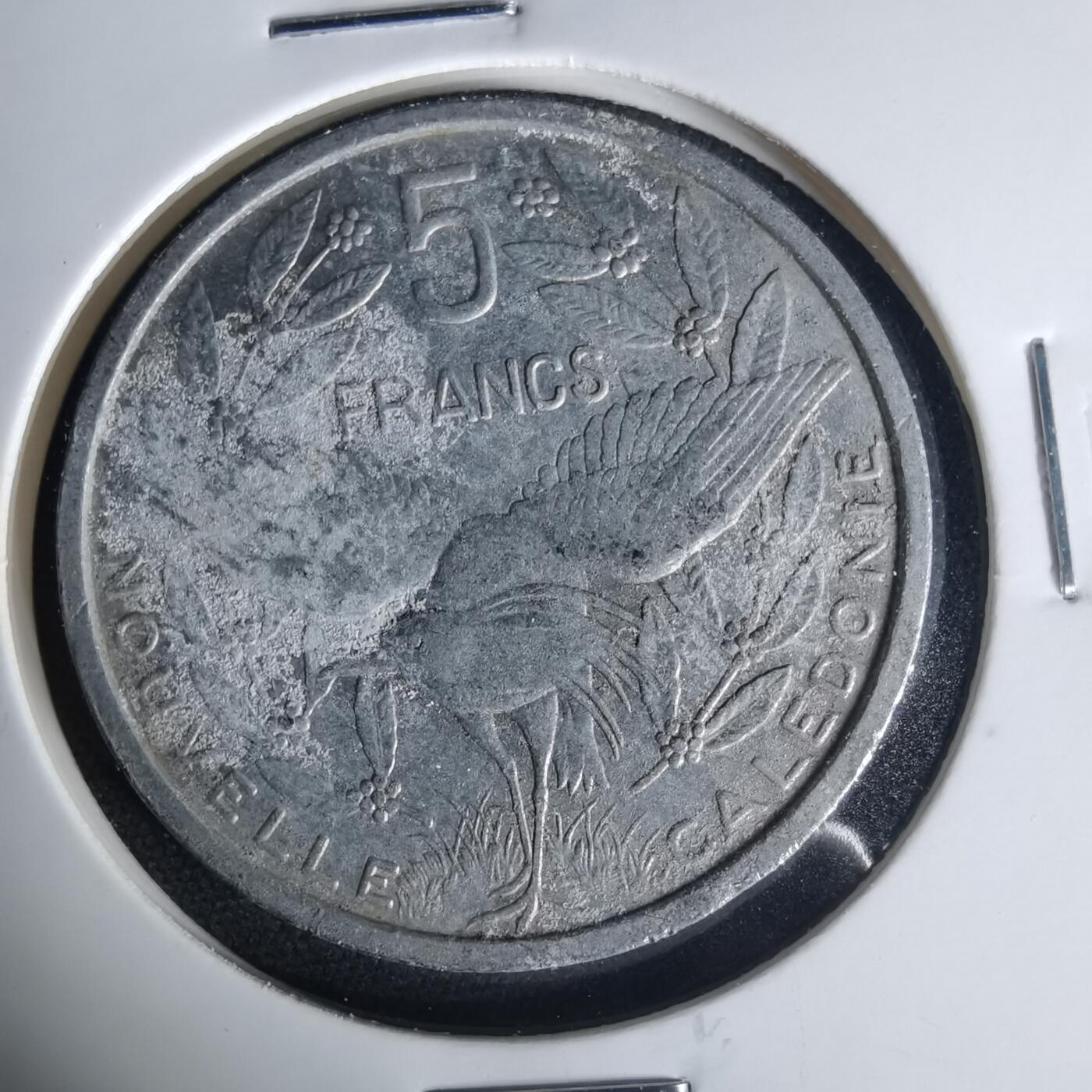 沼泽如烟--第1015场 法属新喀里多尼亚1952年5法郎