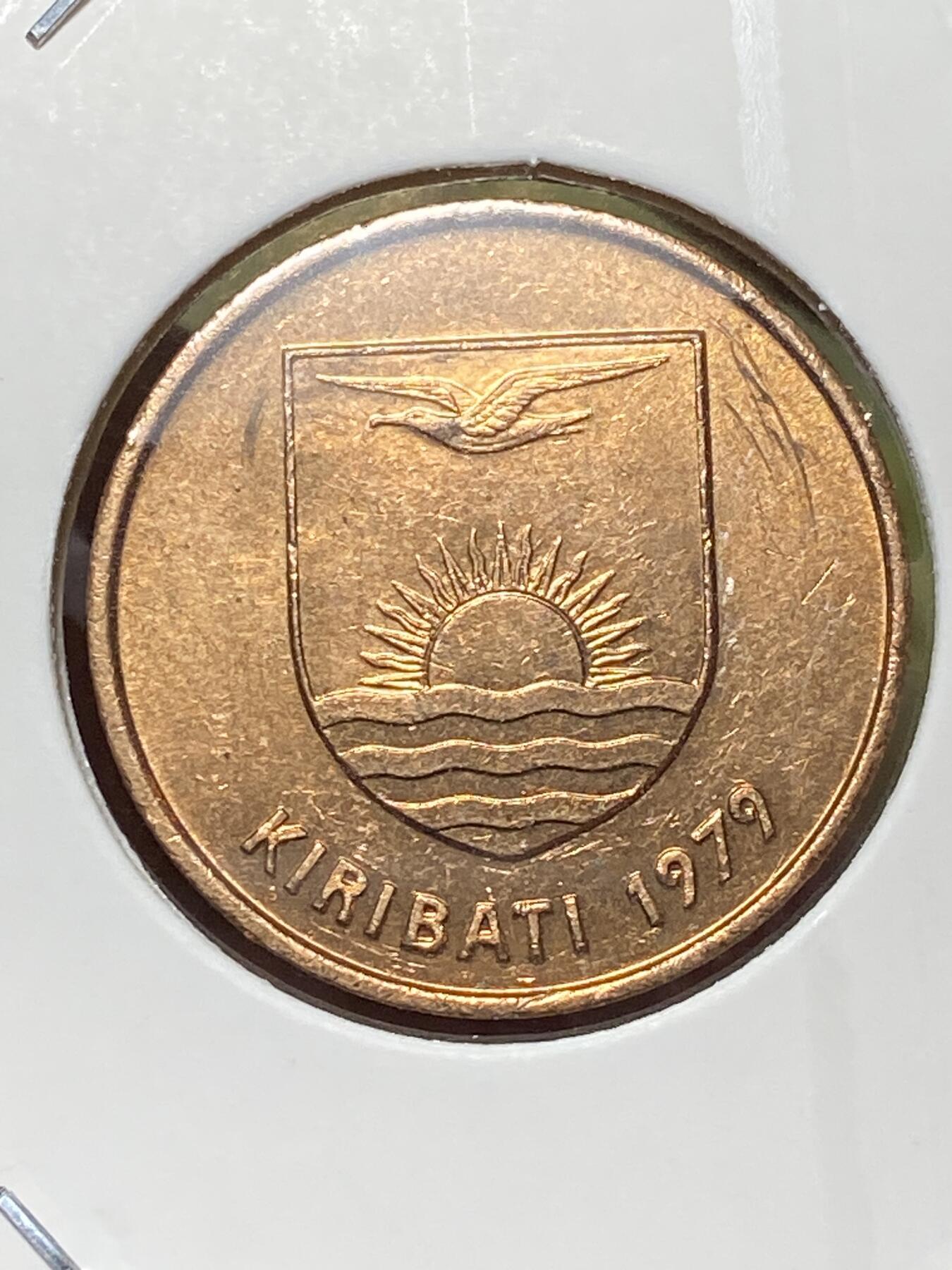 2026年第三十三场(总第二百零二场）外国精品纸夹币场(免佣金) 基里巴斯🇰🇮1979年2分