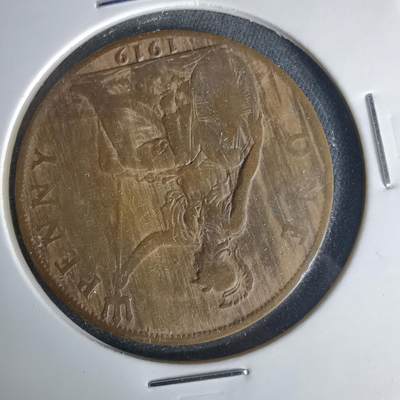 沼泽如烟--第1015场 - 英国1919年1便士