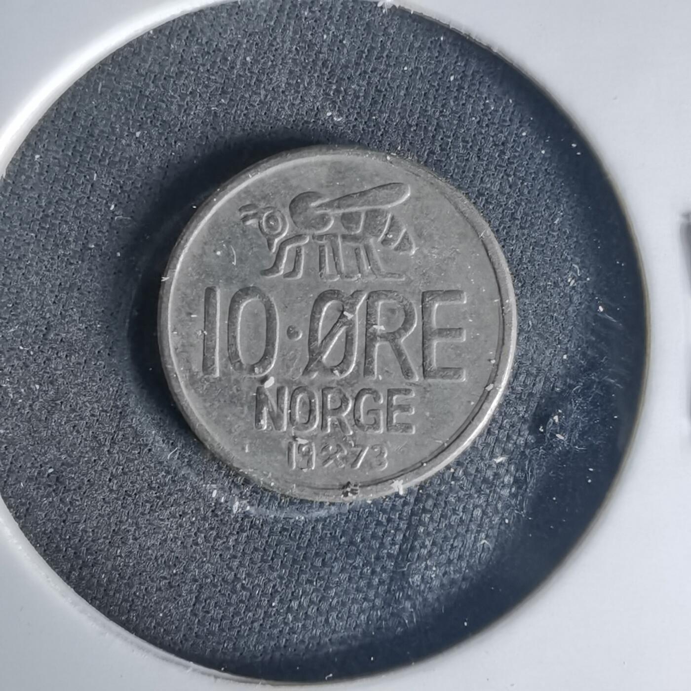 沼泽如烟--第1015场 挪威1973年10欧尔