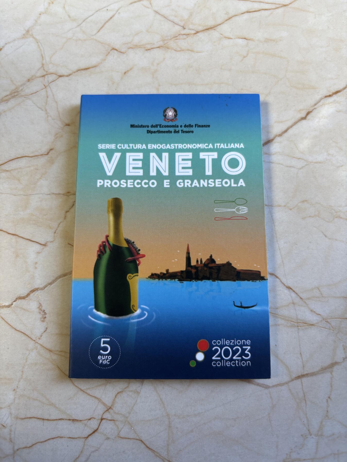 第192期拍卖 意大利2023年饮食文化威尼托普洛塞科彩色纪念币