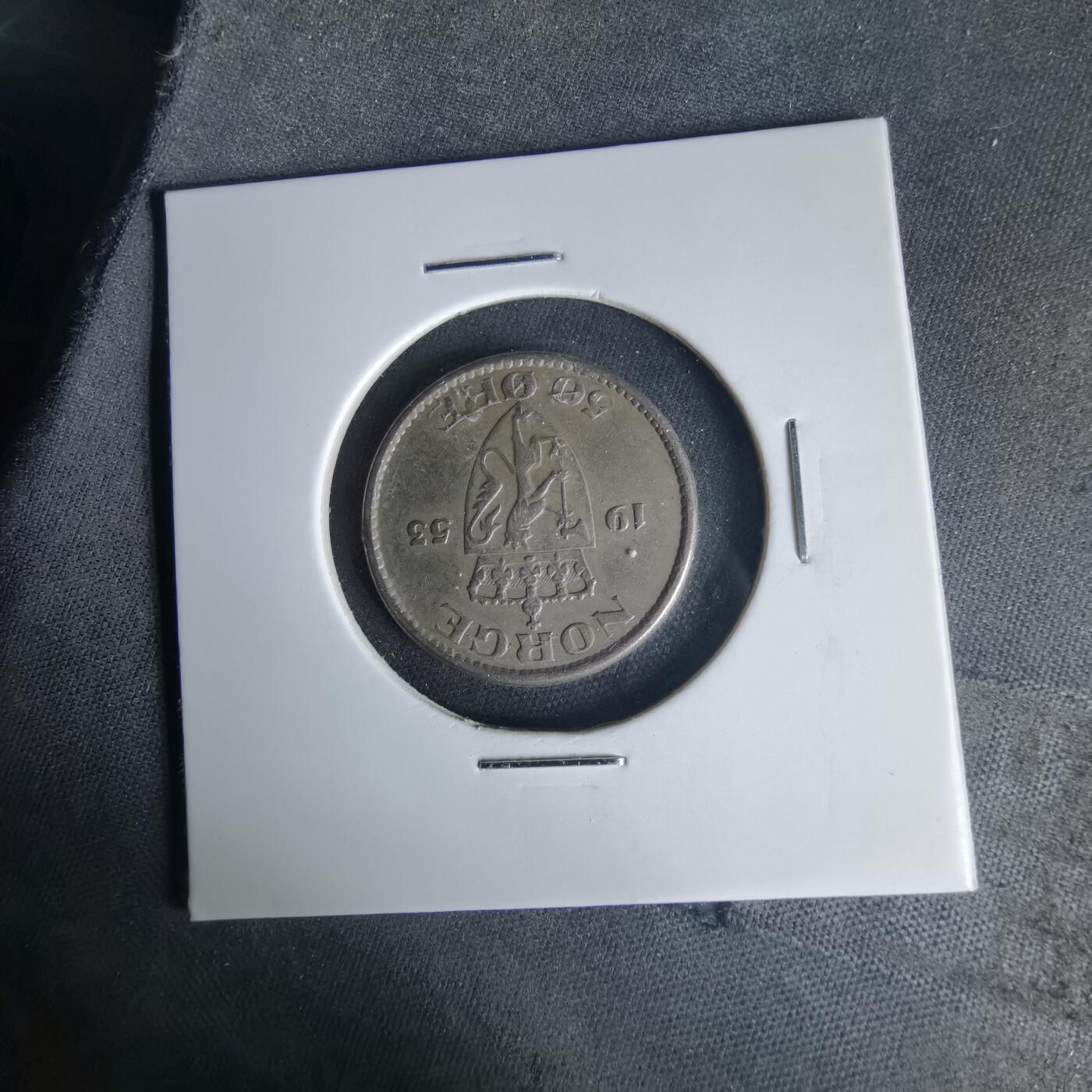 沼泽如烟--第1015场 挪威1953年50欧尔