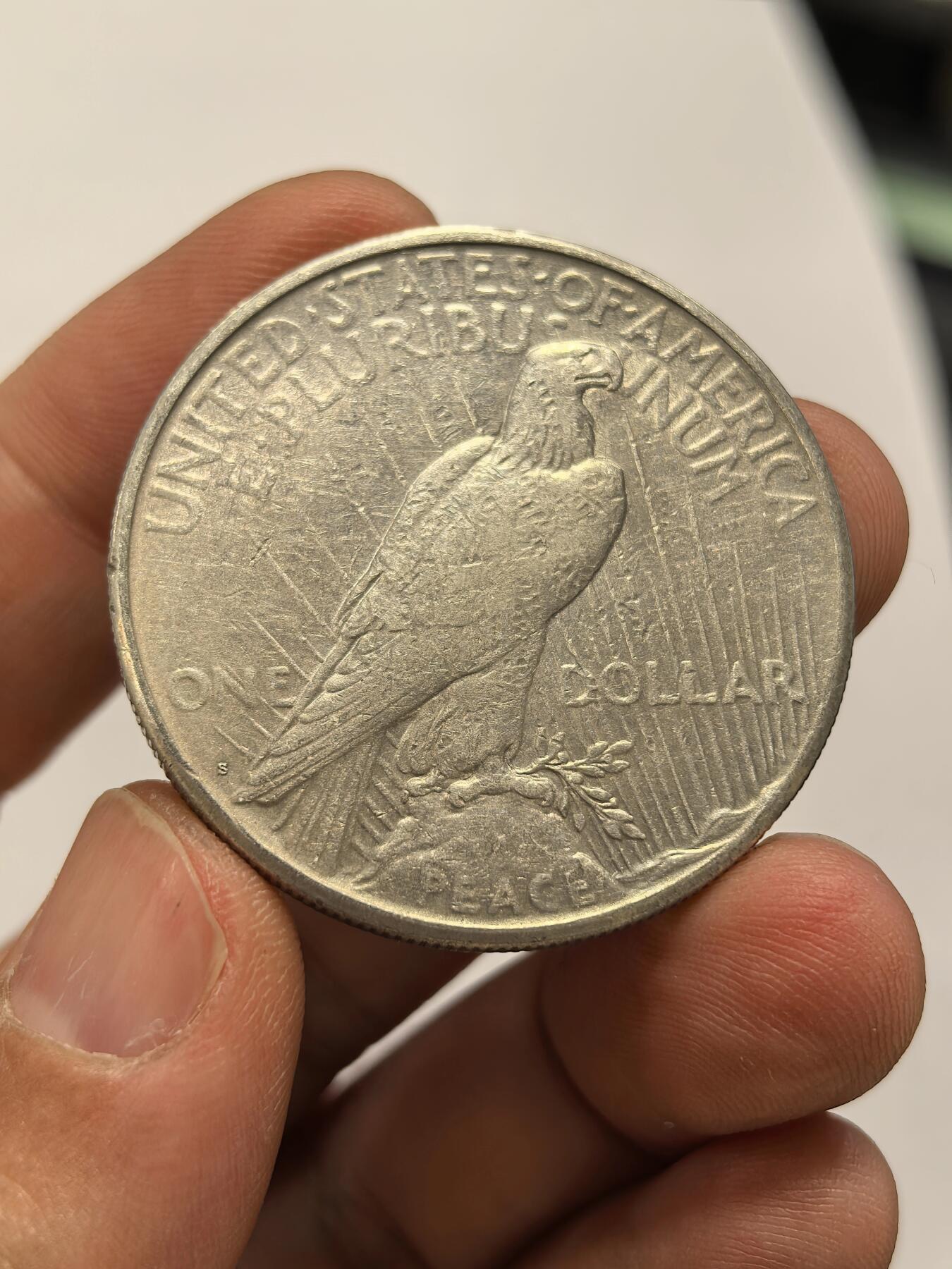 博洋堂世界钱币拍卖第163期（全场包邮） 美国1924年和平银币