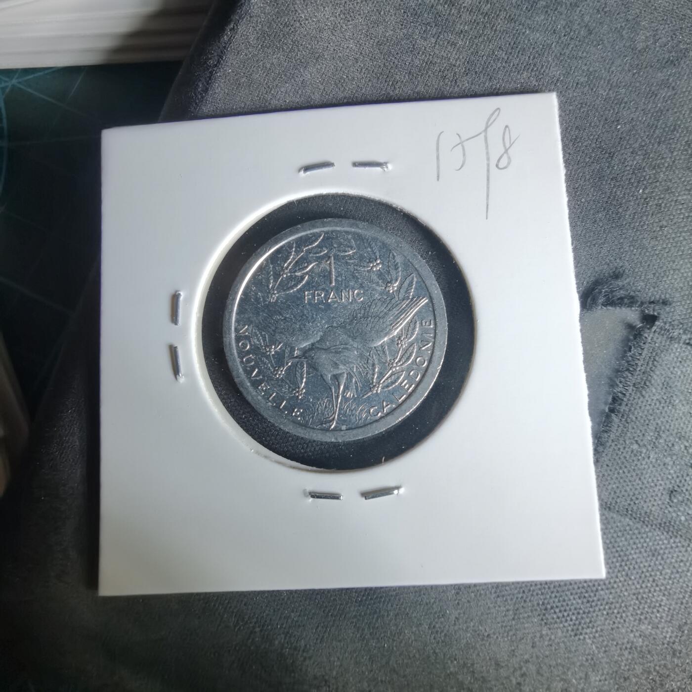 沼泽如烟--第1015场 法属新喀里多尼亚1990年1法郎