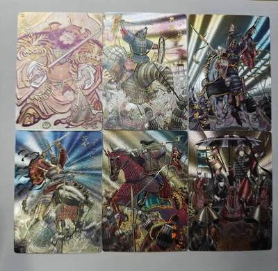 满赠PR！！龙虎卡牌-七七场（满200元包邮，无佣金，每周六结拍，欢迎送拍） - 冷烫粗闪6张 青笺绘三国 - 三国人物