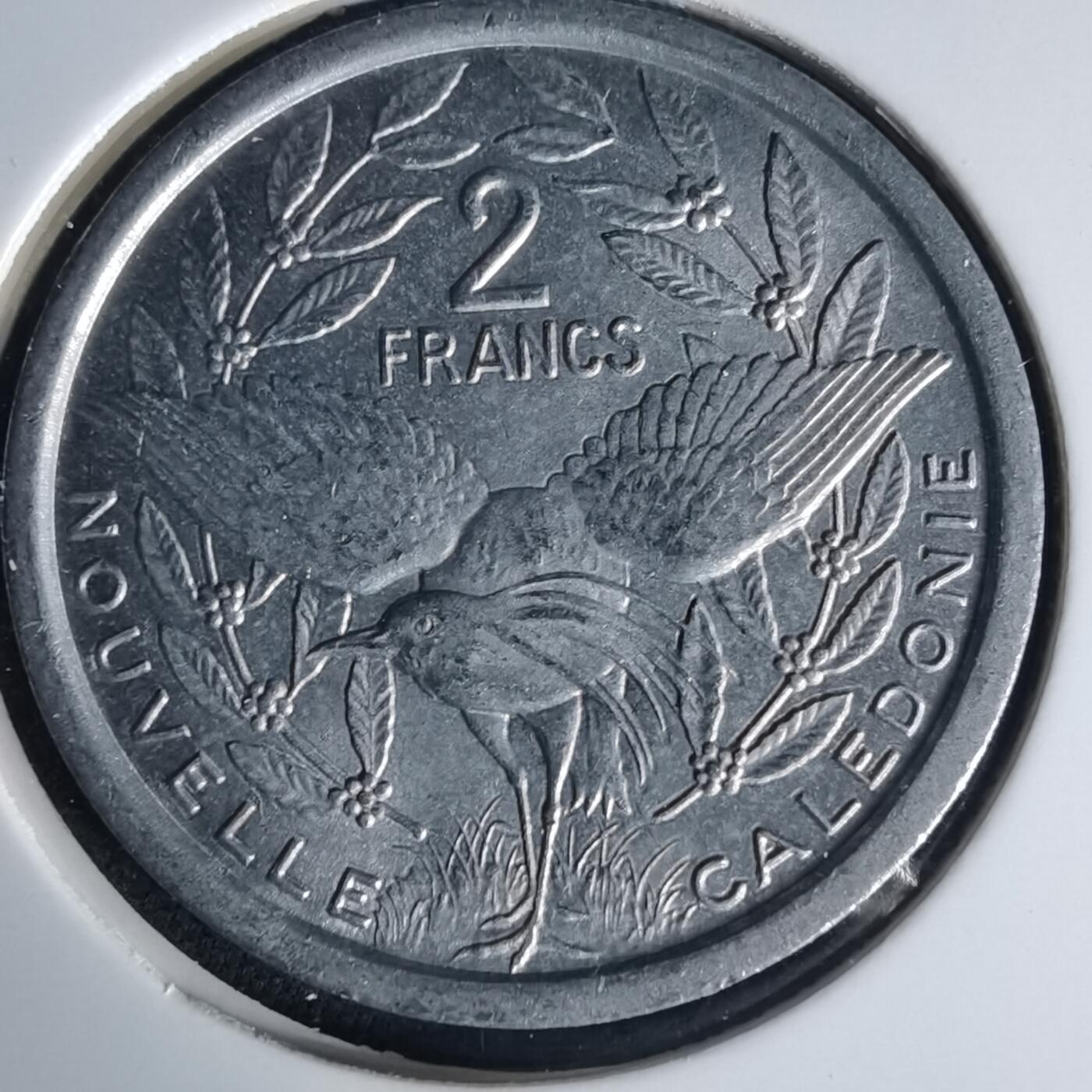 沼泽如烟--第1015场 法属新喀里多尼亚1971年2法郎