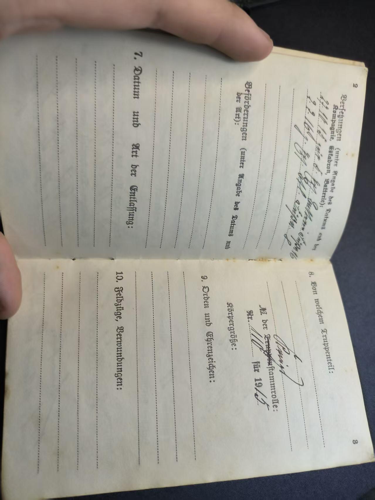 云宸嘉赏-勋臻精藏⭐️年后精品专拍场次🎖 德意志帝国士官证件--原主卡尔・哈贝尔 具备III级射击认证 下士官阶归属于--Provincial-Subartillerie：省属后备炮兵-掌握88毫米加农炮和150毫米榴弹炮操作（一战时期炮兵对微积分等要求非常高 因此合格的重炮炮兵非常砂浆）