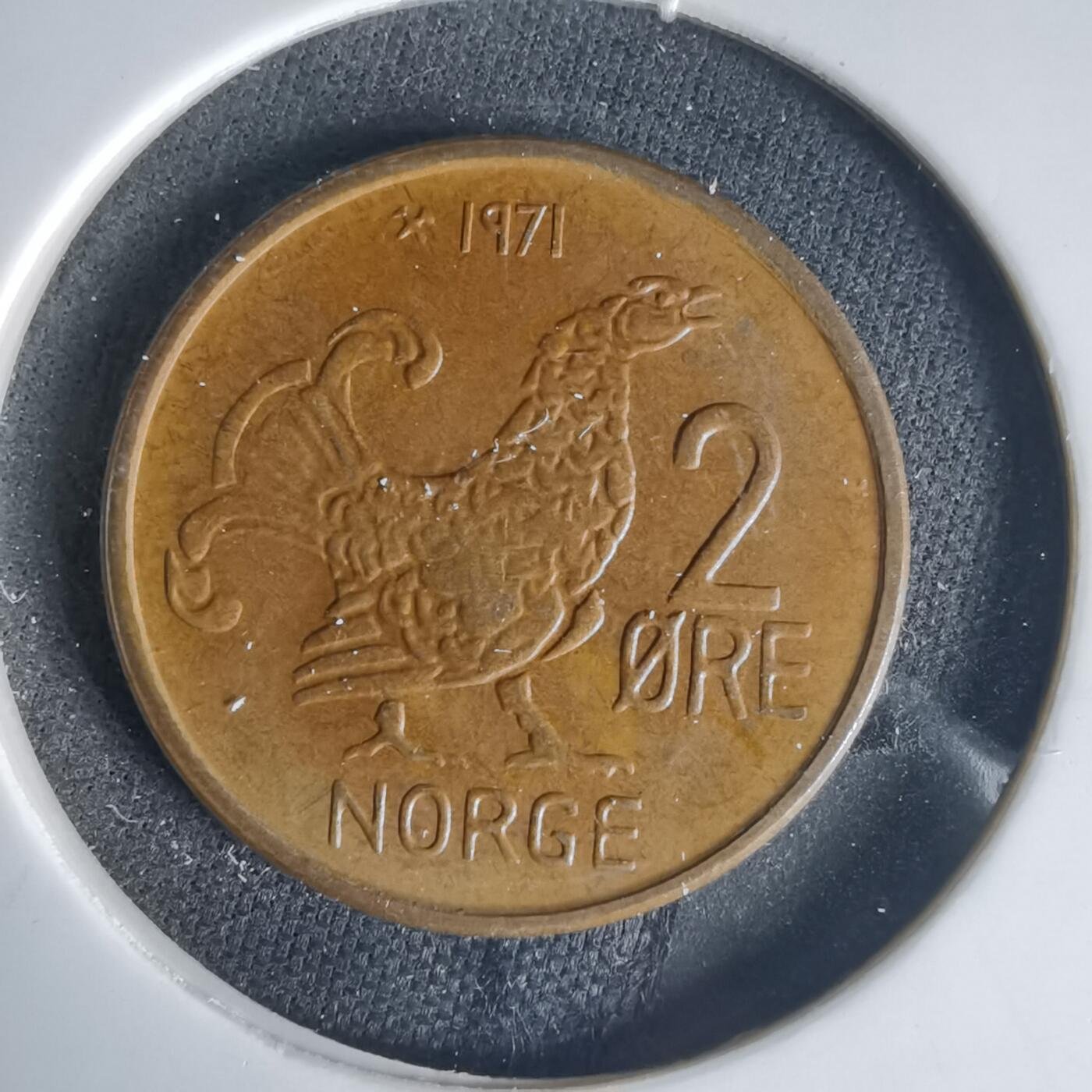 沼泽如烟--第1015场 挪威1971年2欧尔