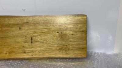 零元拍：金丝楠干泡台茶盘 金光闪闪。尺寸约：46.3/16.5/3CM。