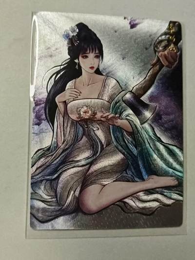 满赠PR！！龙虎卡牌-七七场（满200元包邮，无佣金，每周六结拍，欢迎送拍） - 【 编号100】粗闪卡 卡德曼 张建东 - 李巧奴