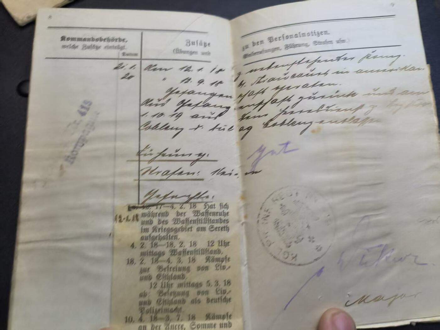 云宸嘉赏-勋臻精藏⭐️年后精品专拍场次🎖 德意志帝国约瑟夫・西蒙尼斯士兵证 原主豁免兵军衔--带有一份少见的魏玛国-旧普鲁士陆军认证单