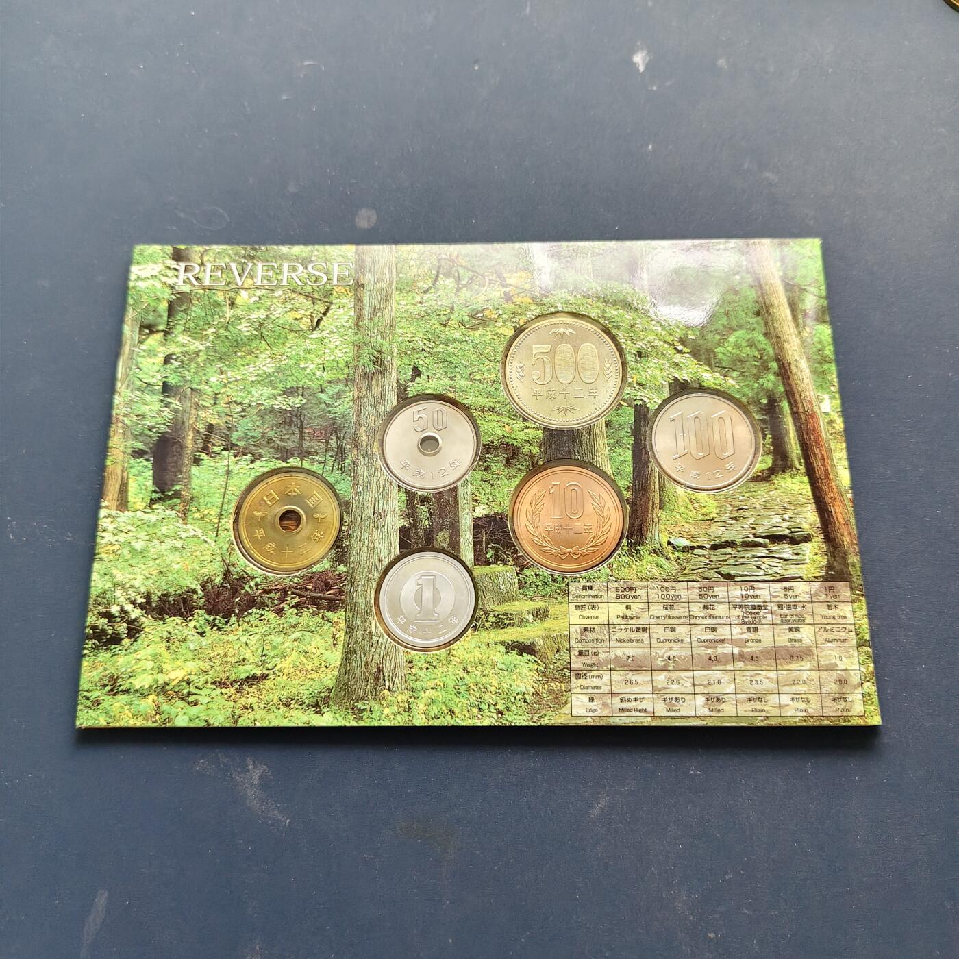 【全场包邮】纯粹捡漏拍508场 日本平成十二年世界文化遗产系列日光东照宫官方卡册封装纪念套币