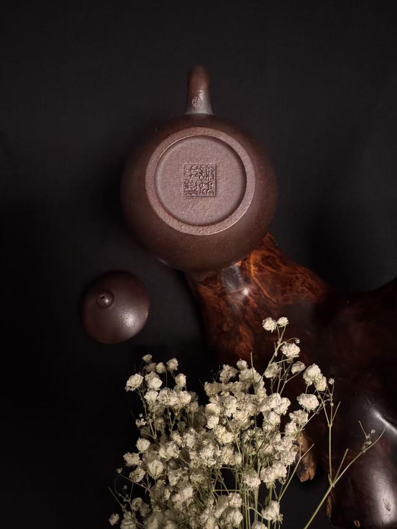 零元拍：原矿手工紫砂小龙蛋壶（200毫升