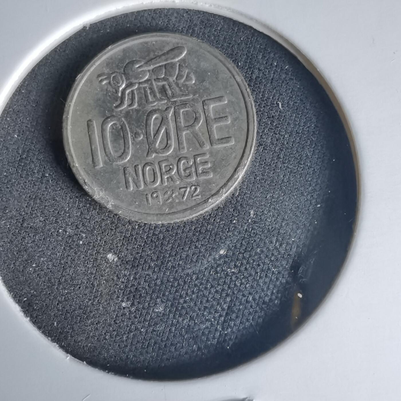 沼泽如烟--第1015场 挪威1972年10欧尔