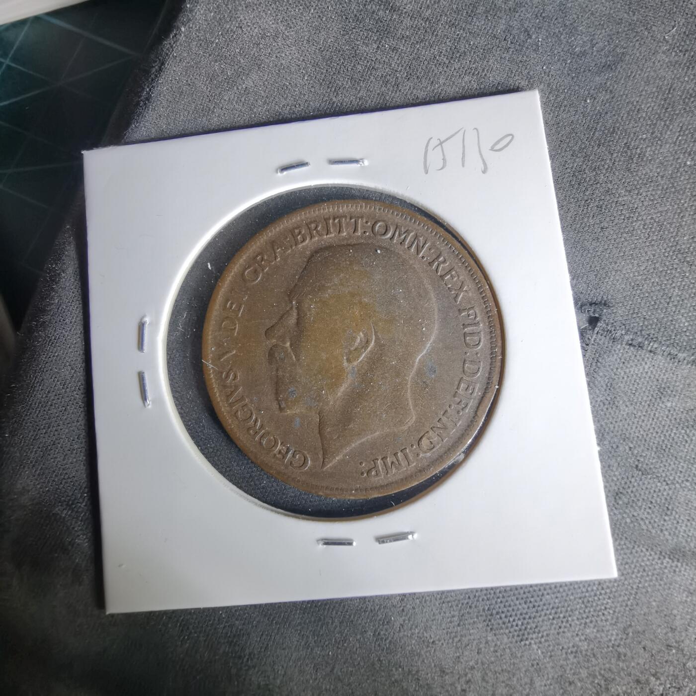 沼泽如烟--第1015场 英国1918年1便士