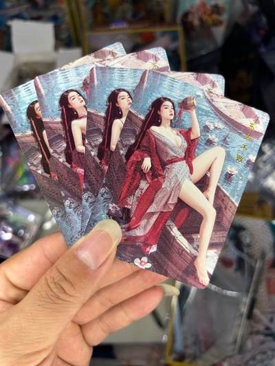 喜灰玩卡拍卖第五期，接拍品0佣金，欢迎送拍，释放现金流，让自己有资金可以购买更多喜欢的卡牌，让别的卡友能淘到更多心仪的卡牌 - 桔梗 神凰百剑行 东方不败 三渐变加艺术卡