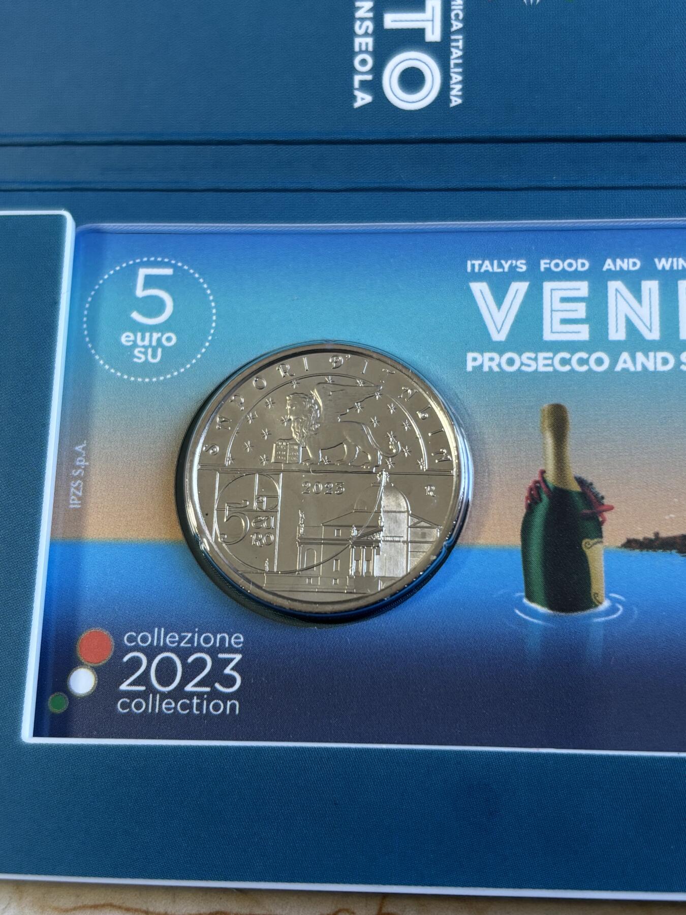 第192期拍卖 意大利2023年饮食文化威尼托普洛塞科彩色纪念币