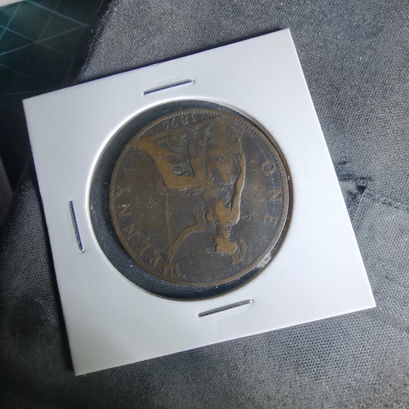 沼泽如烟--第1015场 英国1896年1便士