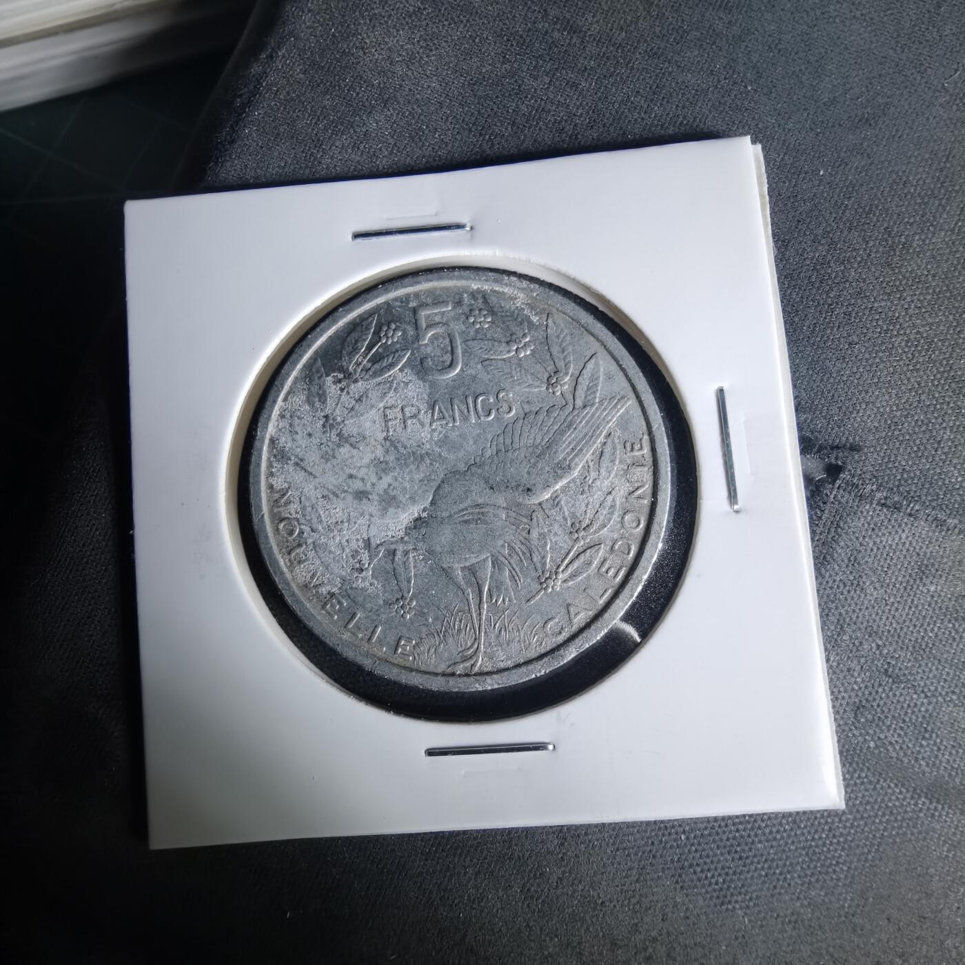 沼泽如烟--第1015场 法属新喀里多尼亚1952年5法郎