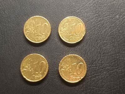 荟藏特别场次第五期——“社长的钢镚堆” - 欧盟10分爱尔兰版批量四枚，略少发行国