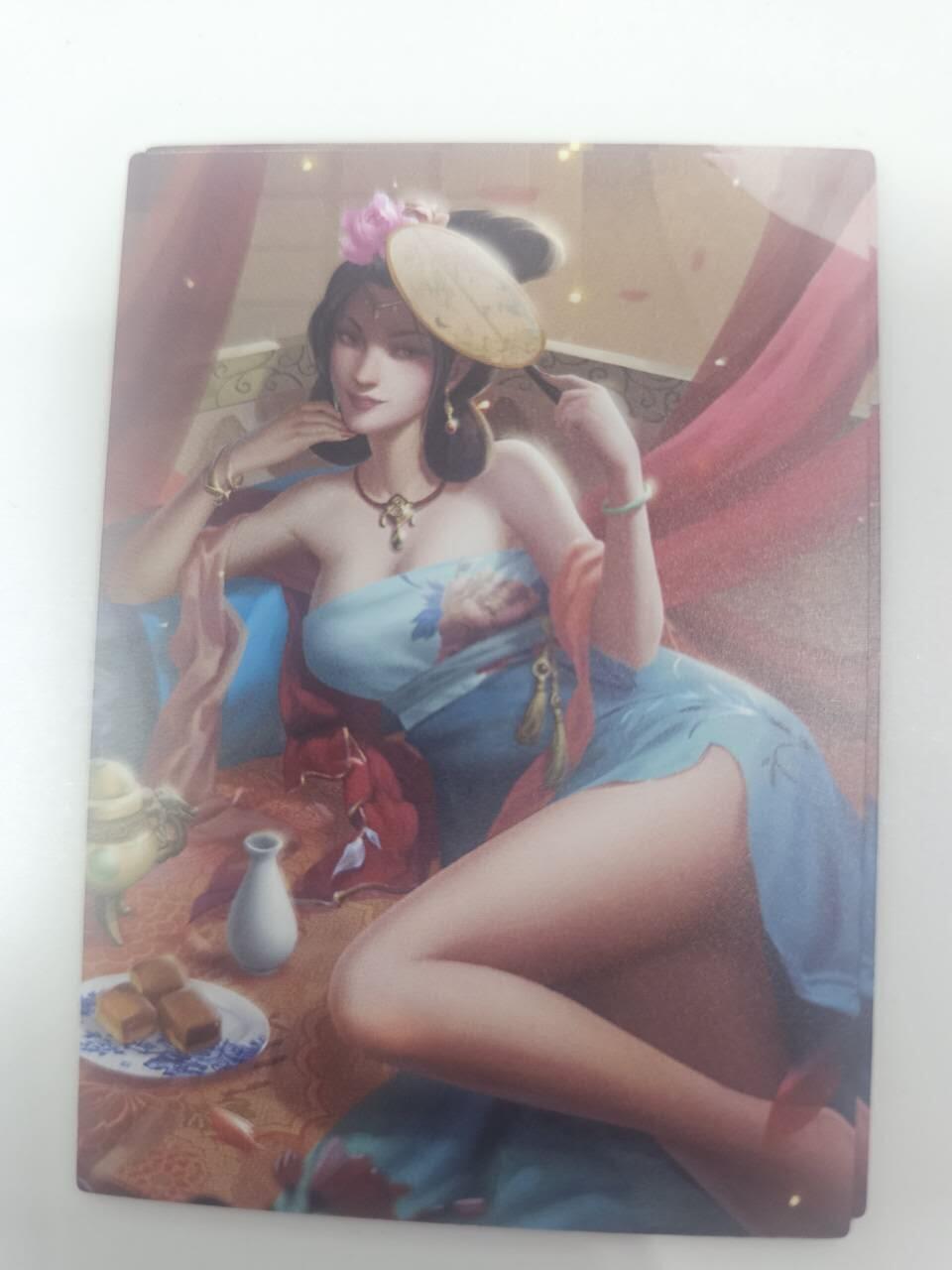 满赠PR！！龙虎卡牌-七七场（满200元包邮，无佣金，每周六结拍，欢迎送拍） 光栅变换卡3张 苍海承风满江红 美女 三宫 (变换清凉)